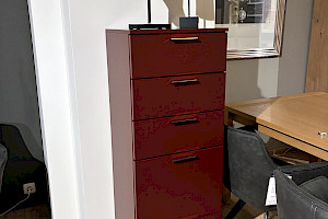 Musterring KARA System Schubkastenkommode dark red