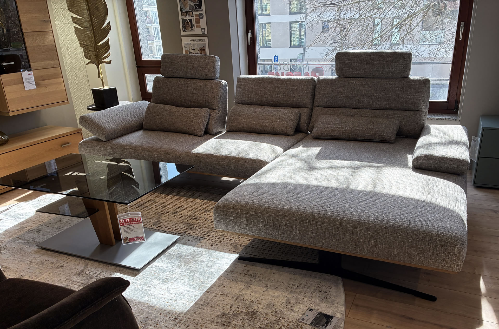 Polstergarnitur COSIMA mit Sitztiefenverstellung