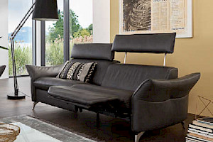 Ledersofa Z22786-1 - 3 Sitzer mit Funktion