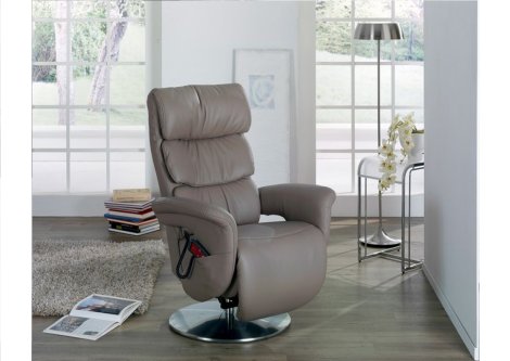 Fernseh- und Relaxsessel Z22808-1 - Leder, "M"-Middle, motorisch verstellbar